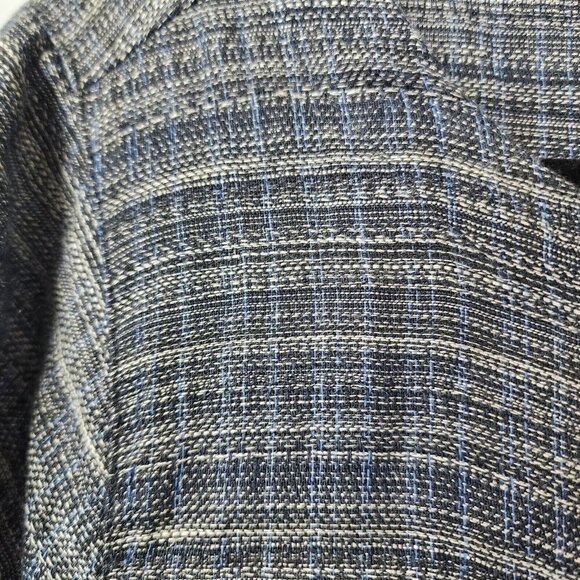 EILEEN FISHER Womens Plus Size 1X Striped 100% Organic Linen Button Down Tunic - Picture 8 of 14